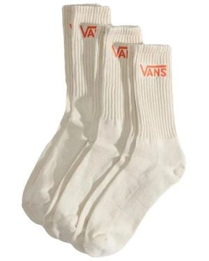 Vans Ondergoed ,Katoen Classic Crew Rox Socks - Naturel