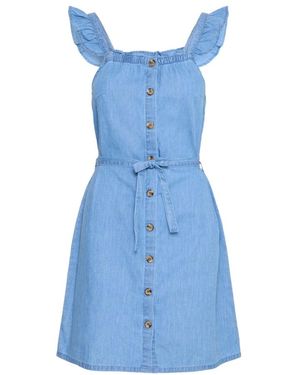 Ichi Short Dresses - Blauw