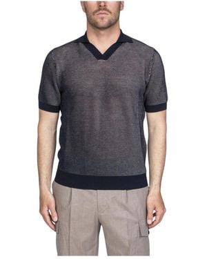 Peserico Polo Shirts - Blue
