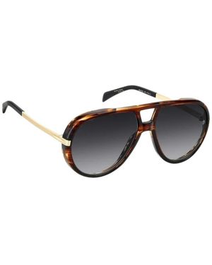 David Beckham Accessoires ,Bruin ,Voyager Zonnebrillen - Blauw