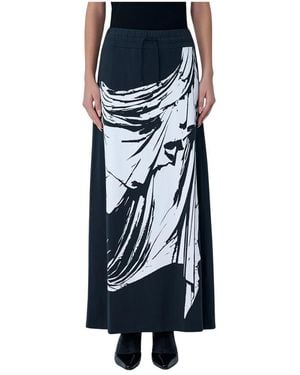 VAQUERA Maxi Skirts - Azul
