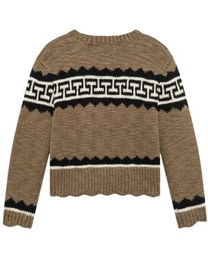 Roy Rogers Round-Neck Knitwear - Grigio