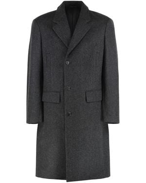 Prada Single-Breasted Coats - Negro