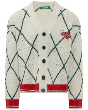Barrow V-Ausschnitt Strickjacke - Grün