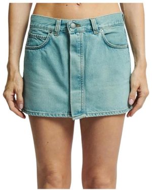Haikure Denim Skirts - Azul