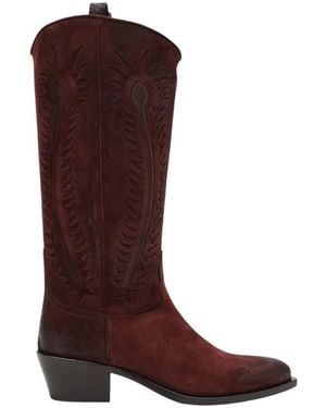 Sartore Cowboy Boots - Brown