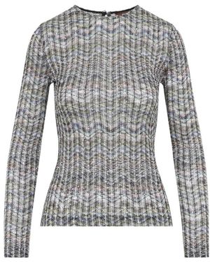 Missoni Round-Neck Knitwear - Grigio