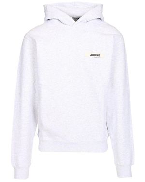 Jacquemus Le Hoodie Gros Grain - Wit