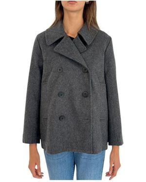 People Of Shibuya Double-Breasted Coats - Gris