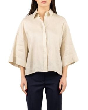 Max Mara Blouses &Amp; Hemden - Naturel