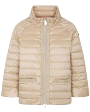 Suns Piumini E Parka Nylon - Naturel