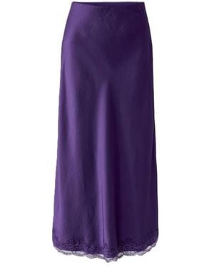 Ouí Midi Skirts - Morado