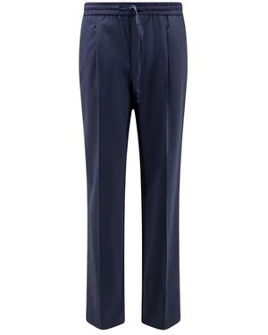Amaranto Slim-Fit Trousers - Blue