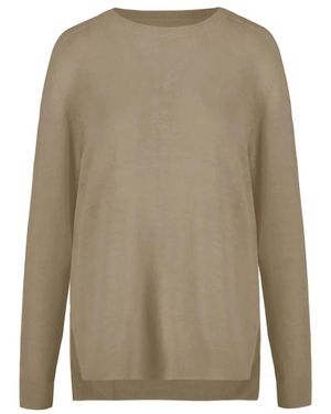 Bomboogie Round-Neck Knitwear - Natural