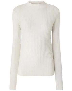 Pinko Truien & Vesten ,Wit ,Wol Muggito Sweater