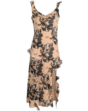 ROKH Midi Dresses - Métallisé