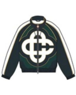 CASABLANCA Mesh Tape Track Jacket - Groen