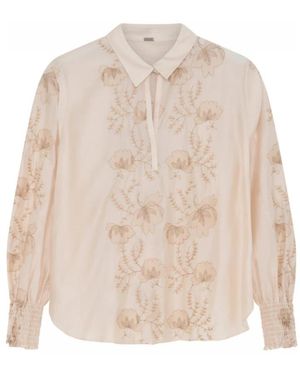 GUSTAV Overhemden ,Blouses - Naturel
