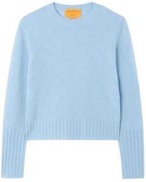 Guest In Residence Round-Neck Knitwear - Blue