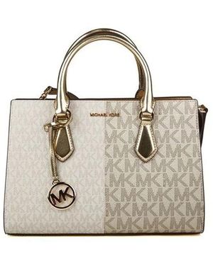 Michael Kors Tassen ,Polyester Sheila Medium Center-Zip Satchel - Wit