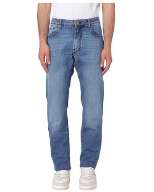Incotex Slim-Fit Jeans - Azul