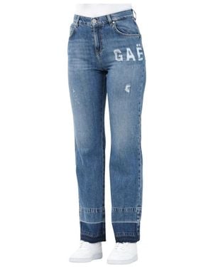 Gaelle Paris Slim-Fit Jeans - Blue