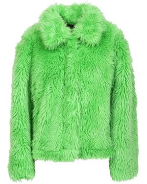 MSGM Faux Fur & Shearling Jackets - Vert