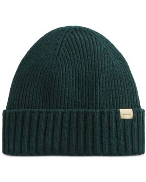Woolrich Accessoires ,Groen ,Wol Beanie En Sjaal Set