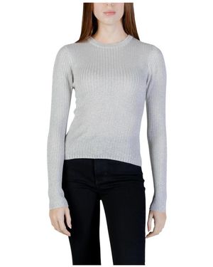Jacqueline De Yong Round-Neck Knitwear - Grey