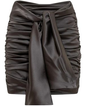 Dolce & Gabbana Leather Skirts - Grijs
