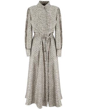 Kiton Shirt Dresses - Grey