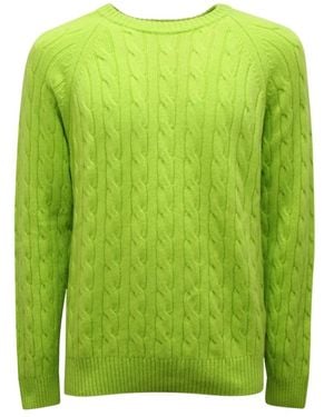 Amaranto Round-Neck Knitwear - Green