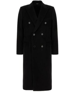 Dolce & Gabbana Double-Breasted Coats - Negro