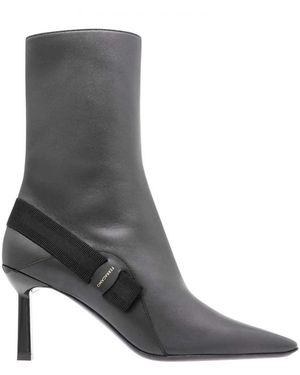 Ferragamo Heeled Boots - Grey