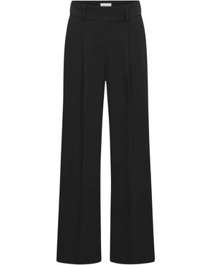 Seductive Wide Trousers - Negro