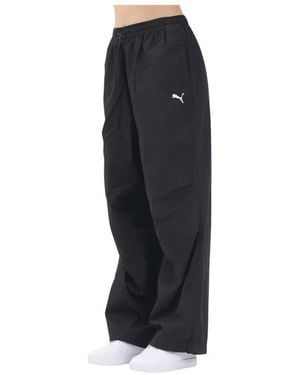 PUMA Wide Trousers - Zwart