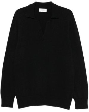 Laneus V-Neck Knitwear - Noir