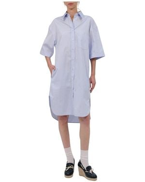 A.P.C. Shirt Dresses - Bleu