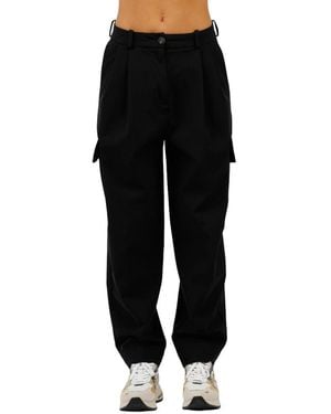 Rrd Straight Trousers - Black