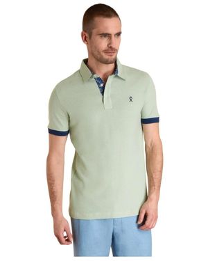 Vicomte A. Tops ,Groen ,Katoen Petersham Polo