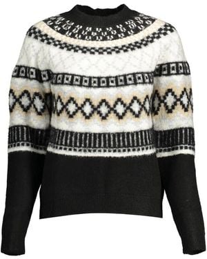 Desigual Chicer pullover mit kontrastierenden details - Grau