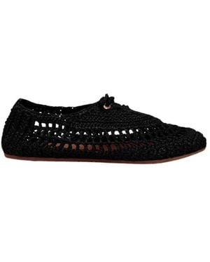 Superga 3021 Häkel-Ballerina - Schwarz