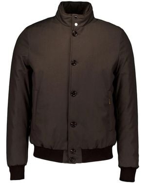 Moorer Gepolsterte Braune Jacke Janos - Schwarz