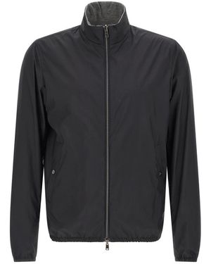 Herno Wende-Bomberjacke - Schwarz