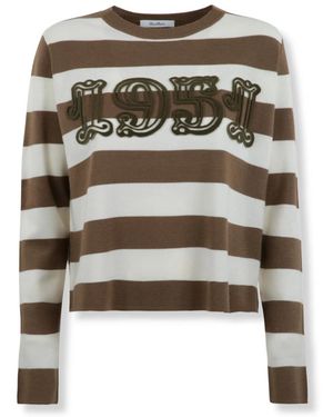Max Mara Truien & Vesten ,Veelkleurig ,Wol Viterbo Sweater - Meerkleurig