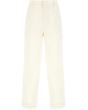 Valentino Garavani Cropped Jeans - Natural