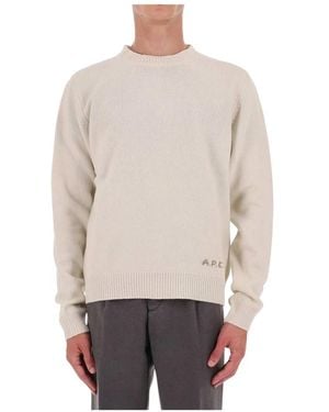 A.P.C. Round-Neck Knitwear - Gris