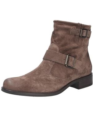 Paul Green Trendige Veloursleder Stiefelette - Braun