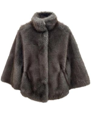 VALENTINI 1972 Faux Fur & Shearling Jackets - Grey
