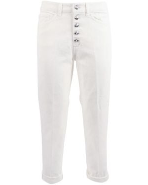 Dondup Cropped Jeans - Blanco